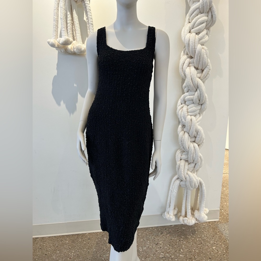Mara Hoffman Sloan Textured  Column Midi-Dress